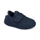 Tênis Infantil Bibi Fisioflex Originals com tiras autocolantes Marinho e Branco