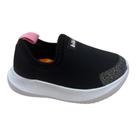 Tênis Infantil Bibi Flash Preto/Rosa Doce