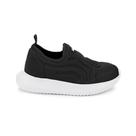 Tênis Infantil Bibi Flash Preto Slip On Escolar