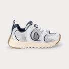 Tênis Infantil Bibi Jogging Branco com Azul Marinho