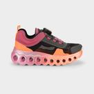 Tênis Infantil Bibi Roller Sport Preto Rosa com Laranja Tênis Infantil Bibi Roller Sport Preto Rosa com Laranja
