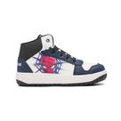 Tênis Infantil Cano Alto Branco e Azul Homem Aranha Marvel