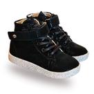 Tênis Infantil Cano Médio Black Shine