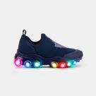 Tênis Infantil de Luz Bibi Roller Celebration 2.0 Azul de Dragossauro - 09632