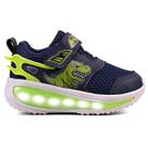 Tênis Infantil Dino Velocidade Led Masculino Casual Luzinha Menino