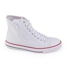 Tênis Infantil Diversão D100009 Botinha Canvas Hi Ziper