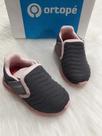 Tênis infantil DNA Flex Ortopé - cinza e rosa Tênis infantil DNA Flex Ortopé - cinza e rosa
