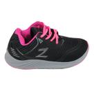 Tênis Infantil Escolar Esportivo Zeus Volta às Aulas Colegial 48CX Preto/Pink Tênis Infantil Escolar Esportivo Zeus Volta às Aulas Colegial 48CX Preto/Pink