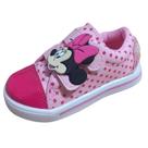 Tênis Infantil Feminino com Babado Estampado Rosa