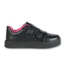 Tênis Infantil Feminino Menina Casual Escolar Dia a Dia Preto Pink 193.024-409/195.053-409 Tênis Infantil Feminino Menina Casual Escolar Dia a Dia Preto Pink 193.024-409/195.053-409
