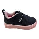 Tênis Infantil Feminino Pampili Yumi Preto Rosa Tênis Infantil Feminino Pampili Yumi Preto Rosa
