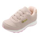 Tenis Infantil Feminino Rosa com Dourado Elástico Tamanho 20 até 34