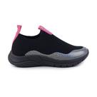 Tênis Infantil Feminino World Colors Preto Rosa - 3200