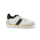 Tênis Infantil Kidy Casual com Elástico Branco e Preto para Passeios - 10031