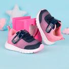 Tênis Infantil Kidy Equilíbrio Marinho e Rosa Conforto e Estilo -
