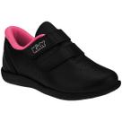 Tênis Infantil Kidy Usefull Miami Logo Lateral Preto Rosa Tênis Infantil Kidy Usefull Miami Logo Lateral Preto Rosa