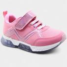 Tênis Infantil Klin Light Led Detalhe Holográfico Menina - Rosa Tênis Infantil Klin Light Led Detalhe Holográfico Menina - Rosa