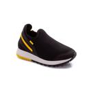 Tênis Infantil Klin Walk Mini Menino Preto Amarelo 216096000
