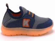 TÊnis Infantil Masculino C/ Led Kidy 020-0212