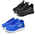 Tênis Infantil Masculino Esportivo Modelos Diferentes - Kit 2 Pares Preto/Azul