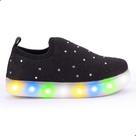 Tenis Infantil Menina Feminino Com Led Luzinha Pisca 22.006-002
