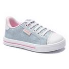 Tênis Infantil Menina Jeans Elástico Pequito Calce Fácil Confortável Antiderrapante Leve Macio Casual Escolar Versátil Tênis Infantil Menina Jeans Elástico Pequito Calce Fácil Confortável Antiderrapante Leve Macio Casual Escolar Versátil