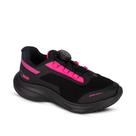 Tênis Infantil Menina Kidy Super Leve Disc Preto/Pink Neon - Tênis Infantil Menina Kidy Super Leve Disc Preto/Pink Neon -