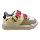 Tenis Infantil Menina Novopé Hello Kitty Conforto Calce Fácil Autocolante 98046001 Branco