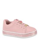 Tenis Infantil Menina Pingente Glitter Conforto Escolar 2520 - Rosa - 34