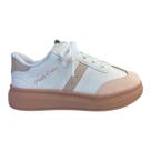 Tenis Infantil Menina Pink Cats Casual V4641 Branco