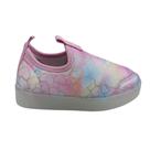 Tênis Infantil Menina Worldcolors 351.006 Luzinhas Rosa