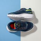 Tênis infantil Menino Kidy Super Leve Disc Marinho/Verde -