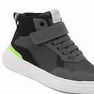 Tênis Infantil Menino Klin Next Mini cor Grafite/Preto/Verde Tamanho:23