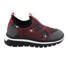 Tênis Infantil Menino Novopé 99001016 Spider Cinza/ Preto