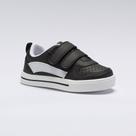 Tênis Infantil Menino Pequito Fecho Duplo Sola Reta Confortável Antiderrapante Preto Escolar Casual Versátil Urbano Estiloso Tênis Infantil Menino Pequito Fecho Duplo Sola Reta Confortável Antiderrapante Preto Escolar Casual Versátil Urbano Estiloso