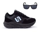 Tenis Infantil Meninos Jogger Escolar Casual Camurça + Oculos Tenis Infantil Meninos Jogger Escolar Casual Camurça + Oculos