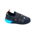 Tênis Infantil Meninos LED Bibi Space Game Preto Prático 1228021