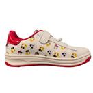 Tênis Infantil Minnie Disney Meninas Branco-Vermelho Tênis Infantil Minnie Disney Meninas Branco-Vermelho