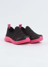 Tênis Infantil Molekada Menina Preto Slip On Costura Pink Tênis Infantil Molekada Menina Preto Slip On Costura Pink