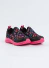 Tênis Infantil Molekada Menina Preto Slip On Estrelas Coloridas