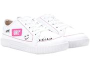 Tênis Infantil Molekinha Hello Branco