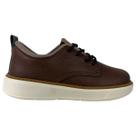 Tênis Infantil Molekinho Social Monaco Casual Conforto Cor:MarromTamanho:23