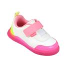 Tênis Infantil Pampili Pom Pom Branco/Colorido Lançamento