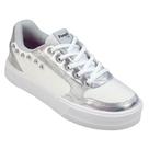 Tênis Infantil Pampili XT Detalhes em Spikes Branco/Prata