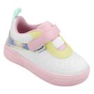 Tênis Infantil Pampili Yumi Iluminar Branco Holográfico