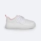Tênis Infantil Pampili Yumi Laço Strass Branco Comfy 721.008