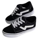 Tênis Infantil Preto e Branco Estilo Skate Confortável, Moderno e Resistente para Crianças Tênis Infantil Preto e Branco Estilo Skate Confortável, Moderno e Resistente para Crianças