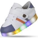 Tênis Infantil Sem Cadarço Masculino Led Confortável Moderno