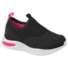 Tênis Infantil Slip On Energy Preto Pink Dok 20074-233