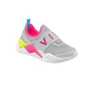 Tenis Infantil Vitz Tenis 350003 - CINZA / ROSA / AMARELO - 34 Tenis Infantil Vitz Tenis 350003 - CINZA / ROSA / AMARELO - 34